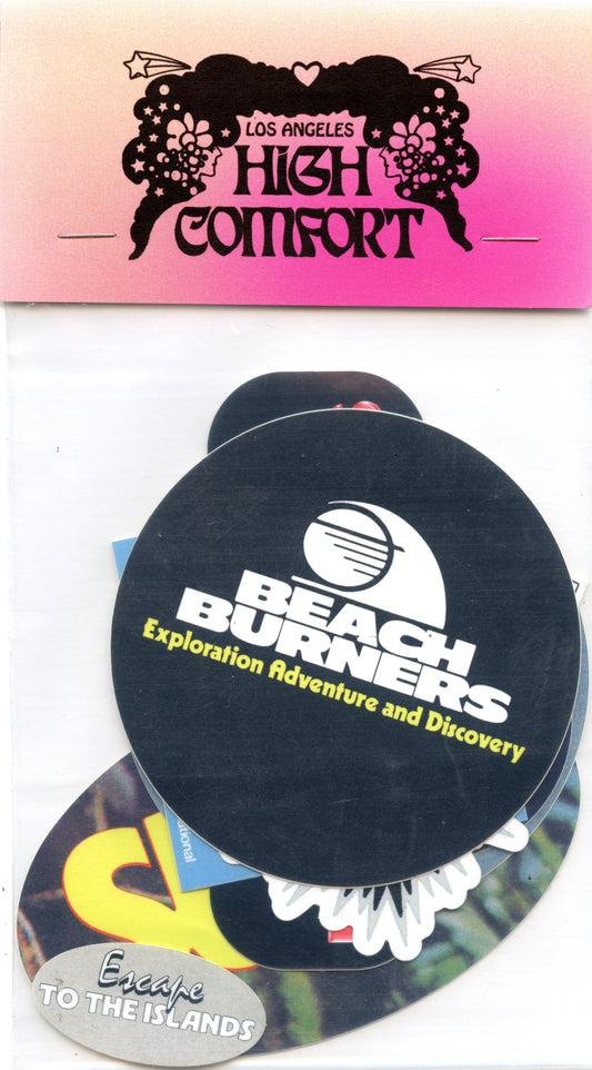 Beach Burners sticker pack